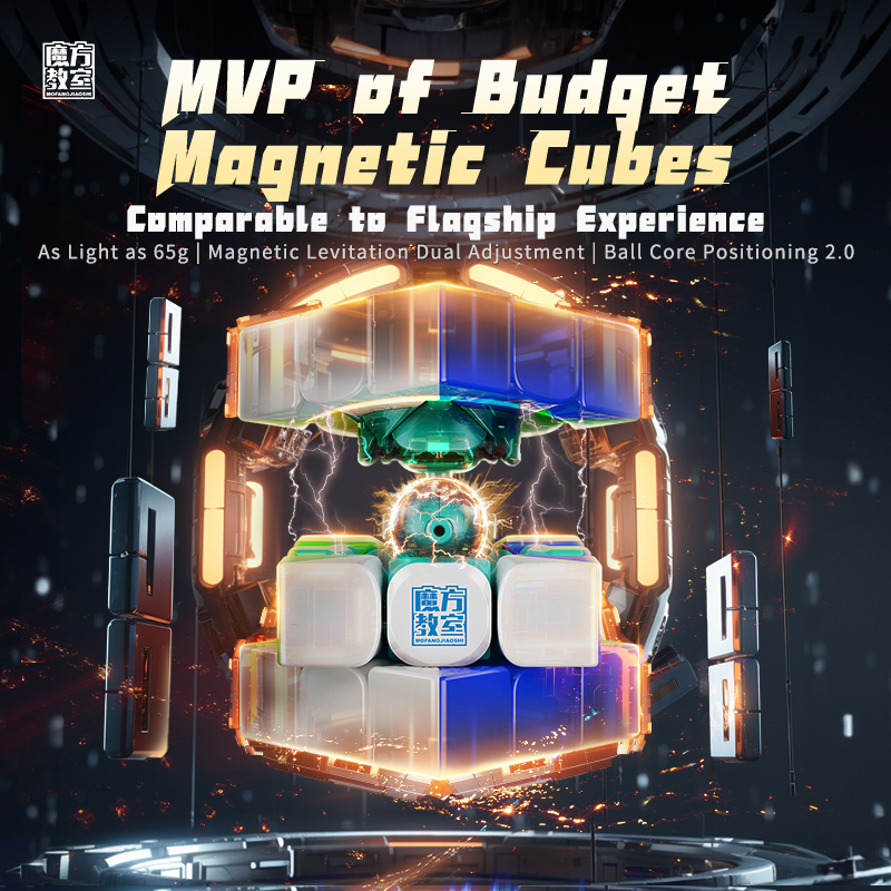 [CubeFun] MoYu RS3M V5 3x3x3 Magnetic Magic Cube Ball Core Professional Cubo Magic Speed 3x3 Cube RS3M Moyu Cubing Puzzle Toys. 