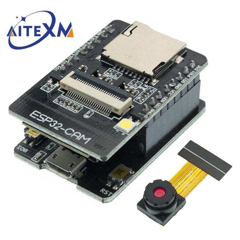 ESP32-CAM-MB WiFi + Bluetooth Module Camera Module ESP32 Development Board CH340 CH340G OV2640 Camera 2.4G Antenna For Arduino. 
