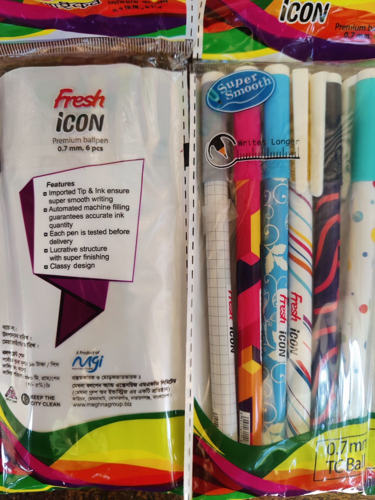 Fresh Icon / Icon Signature Pen 0.7mm Tip Premium Ballpen Super Smooth  12 pcs. 