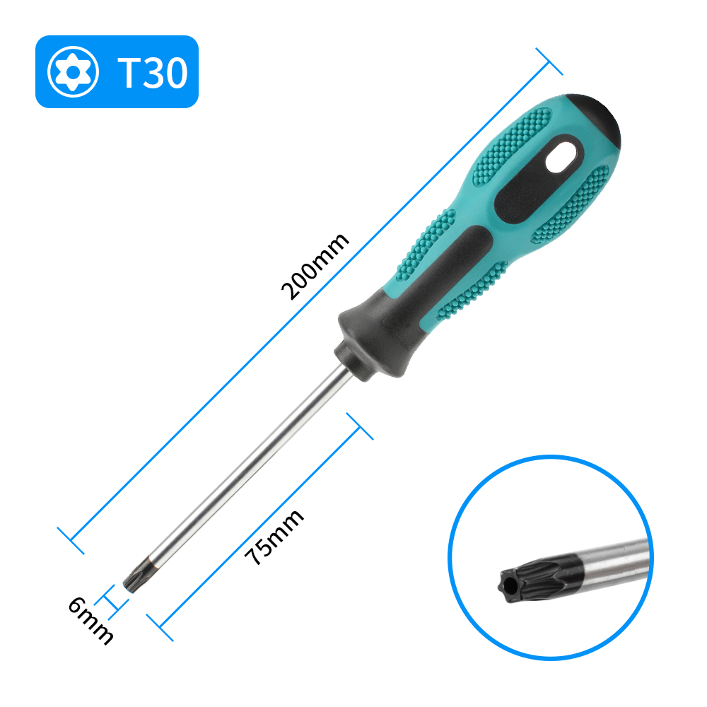 Magnetic Torx Screwdriver Sets Precision T5 T6 T7 T8 T9 T10 T15 T20 T25 T27 T30 Torx Security Controller Repair Hand Tool Kit. 