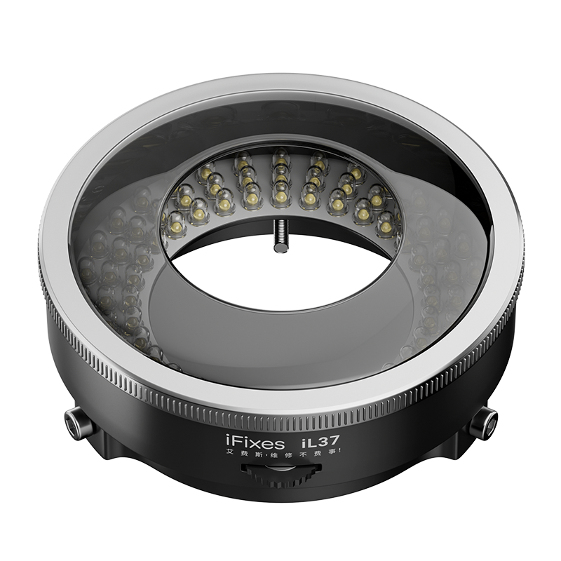 iFixes iL37 Microscope Polarized LED Ring Light Lamp Anti Glare Illuminators Source Eliminating Reflections Repair Light Source. 