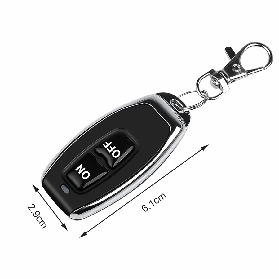 433Mhz DC 12V 1CH Universal Wireless Remote Control Switch 10A Relay Receiver Module RF Transmitter 433Mhz For LED Gate Garage. 