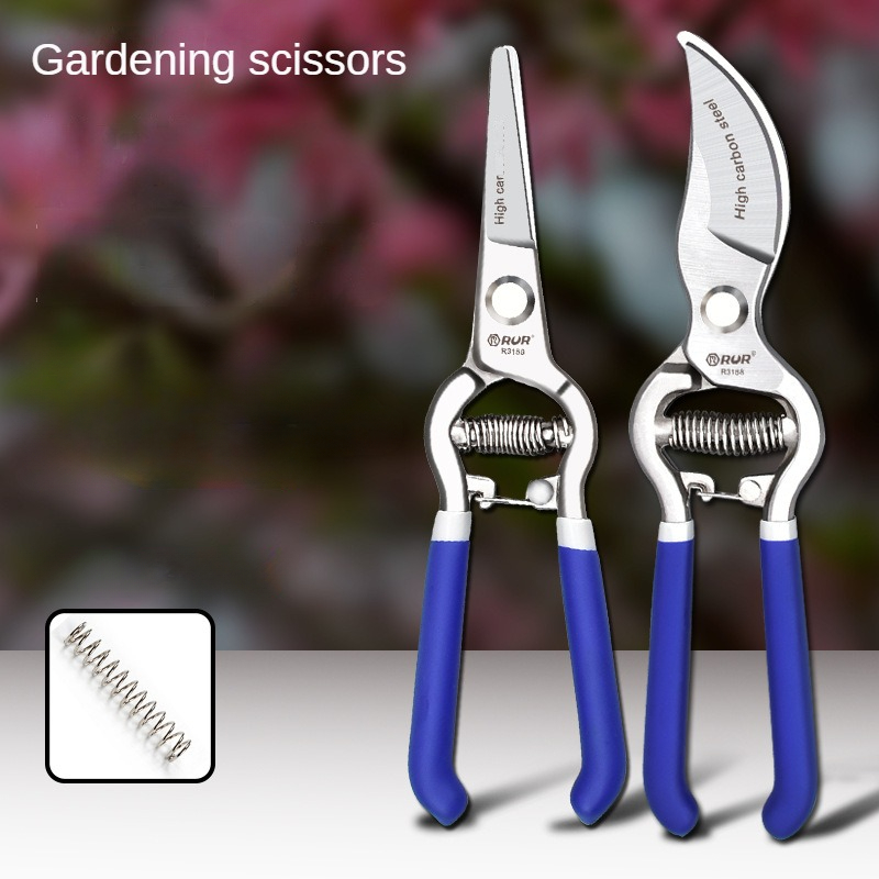 Garden scissors manual pruning SK5 suitable for pruning bonsai fruit tree branches pruning pruning gardening tools 8/10 inches. 
