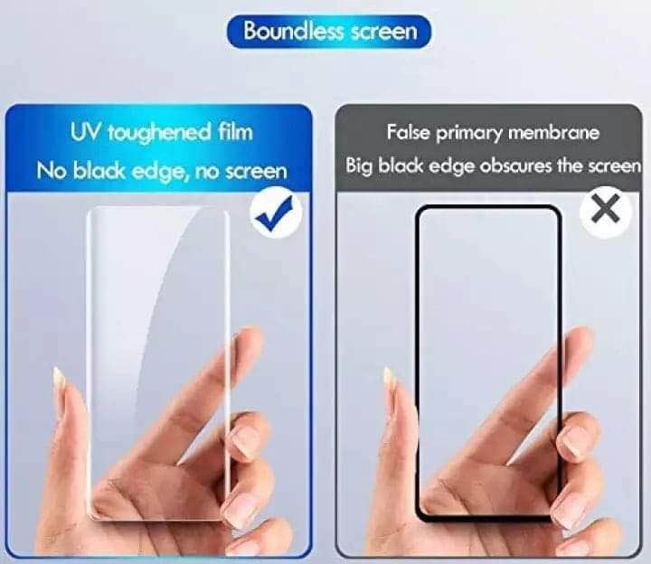 UV Glue Curved Tempered Glass Screen Protector For Realme 14 Pro plus Screen Guard Gorilla Glass Protector With Easy Installation Kit (Realme 14 Pro Plus). 