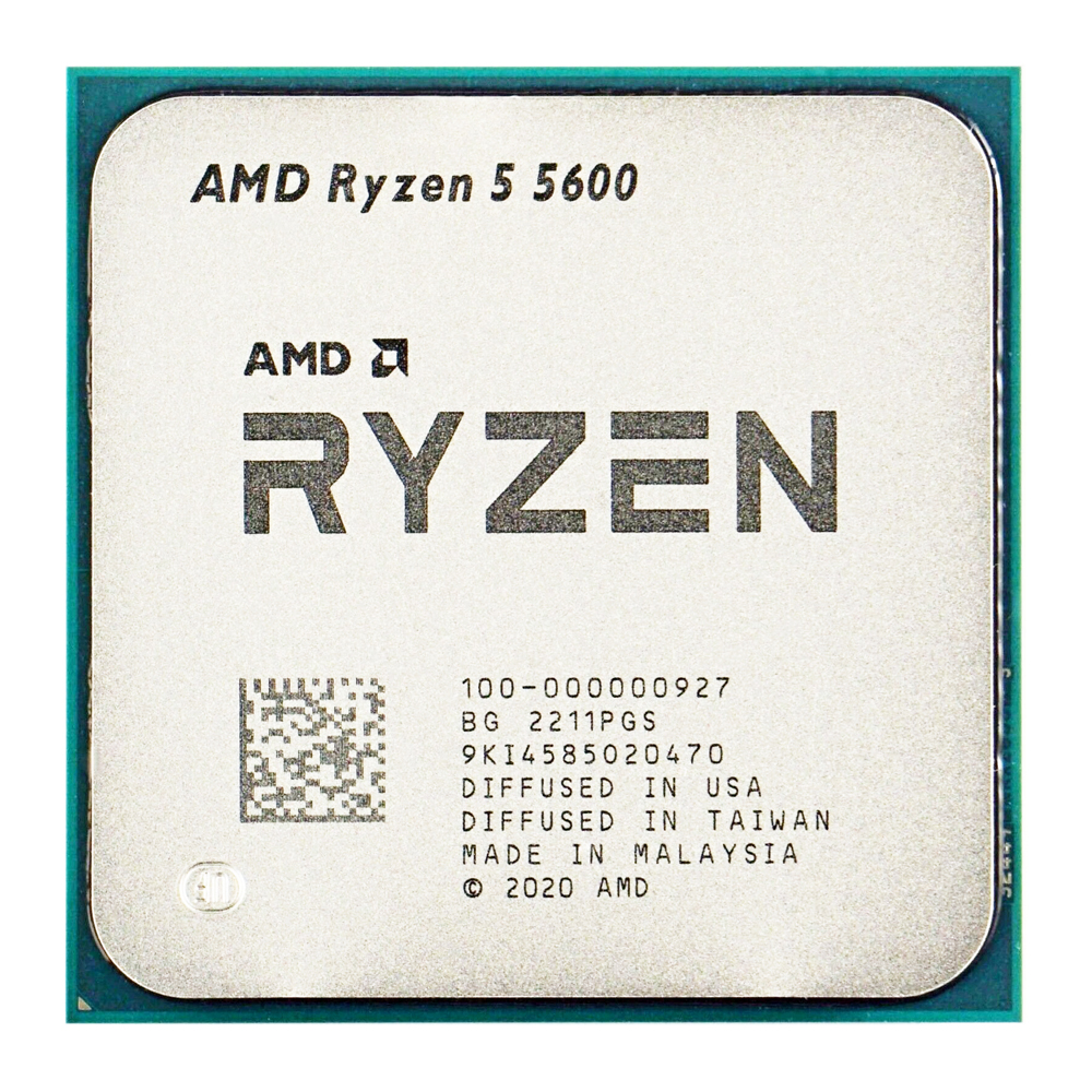 AMD Ryzen 5 R5 5600 3.5GHz 6-Core 12-Thread CPU Processor 65W L3=32M 100-000000927 LGA AM4. 