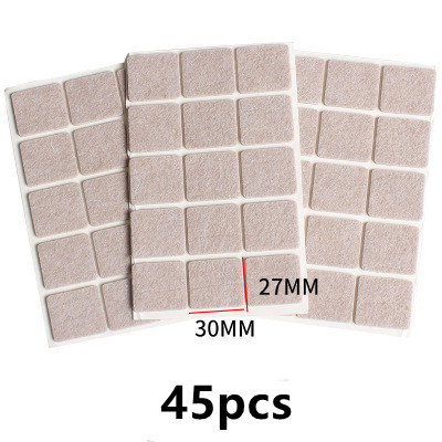 72pcs Self Adhesive Felt Chair Leg Pads Wood Floor Protectors Furniture Legs Table Leg Covers Round Bottom Anti-Slip Pads Set. 