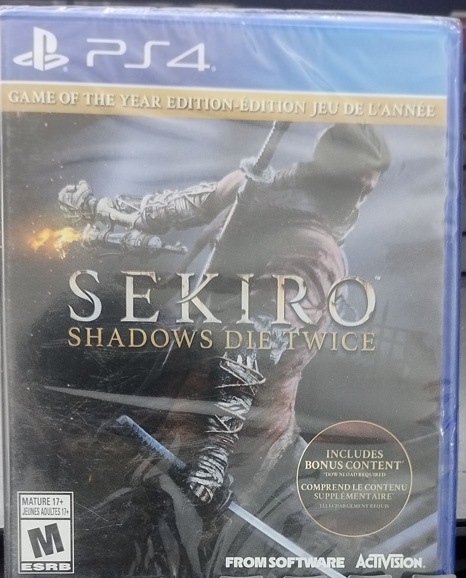 Sekiro Shadows Die Twice Game of the Year Edition PS4. 