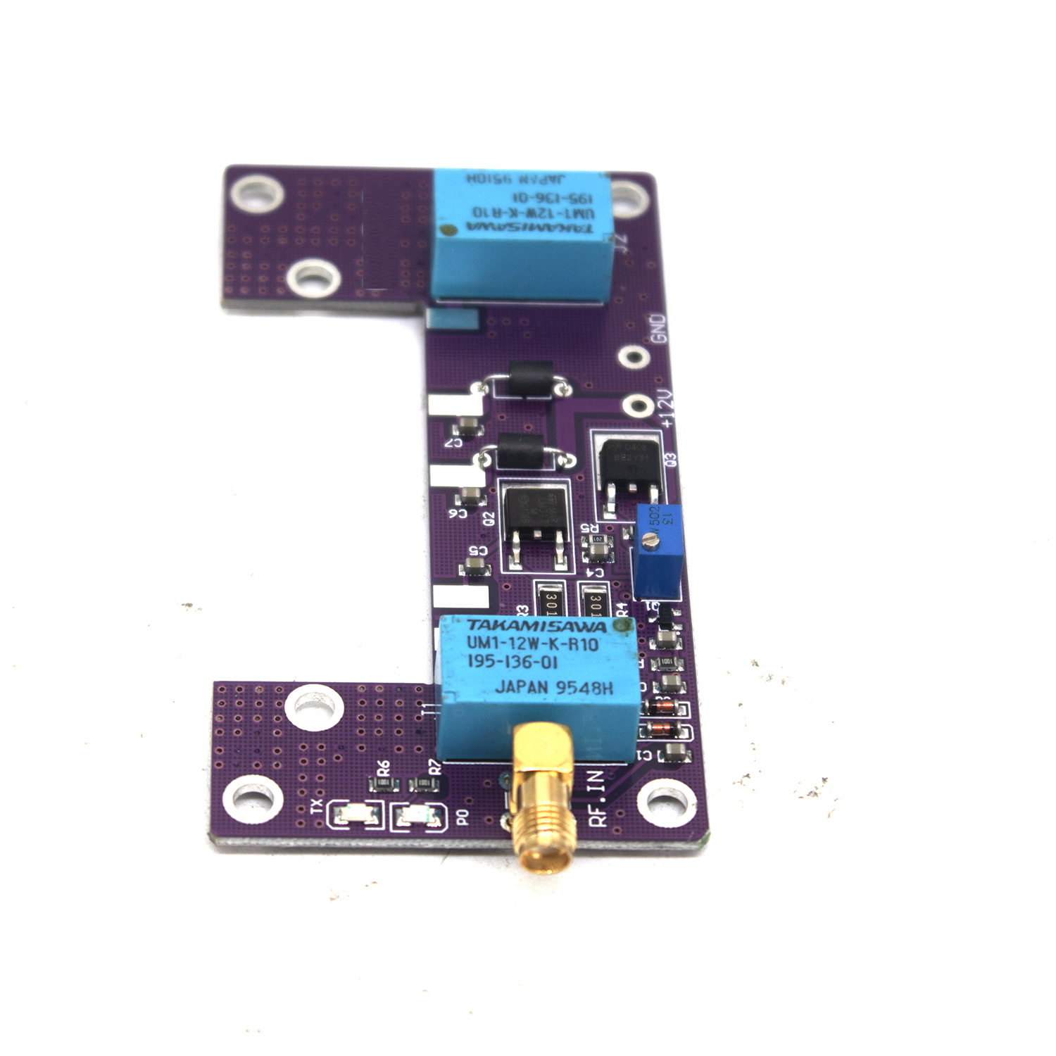 80W UHF VHF RF Amplifier PCB Board Transceiver Conversion 130-170M 400-470Mhz For Walkie-talkie RA30H4047M RA60H4047M Ham Radio. 