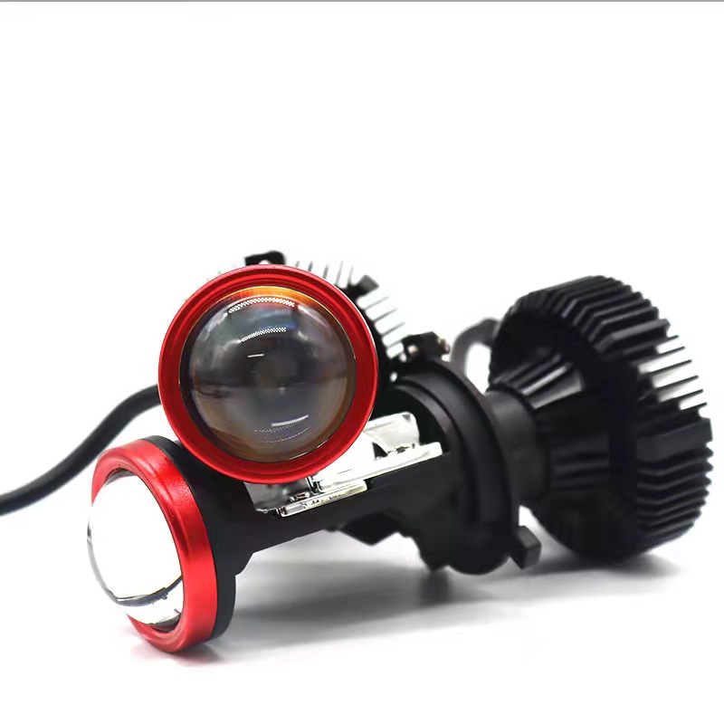 120W Y7S Lamp H4 LED Mini Projector Lens 3000K+4300K+6000K Automobles Bulb 25000LM Triple Colors In One Body Canbus Headlight. 