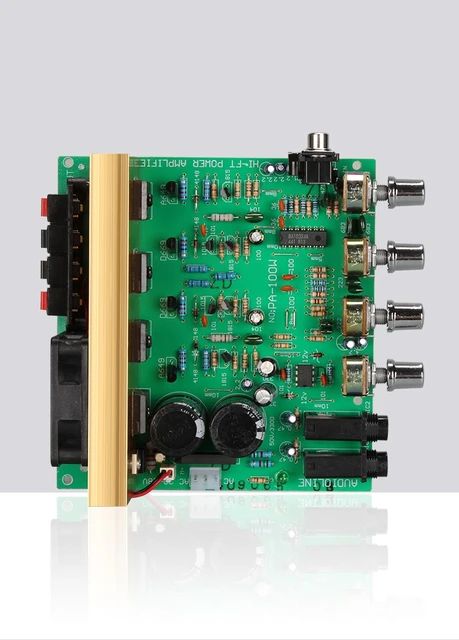 100 Watt HiFi Stereo Amplifier Circuit Board Karaoke With Microphone. 