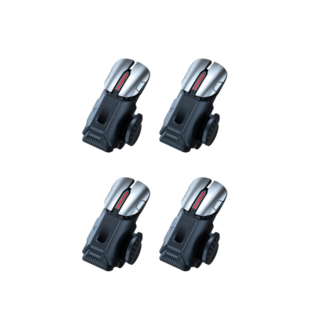 1-6Pairs 6-Finger Mobile Game Trigger for PUBG Phone Game Controller Gamepad Joystick G21 Aim Shooting Triggers Alloy Key Button. 