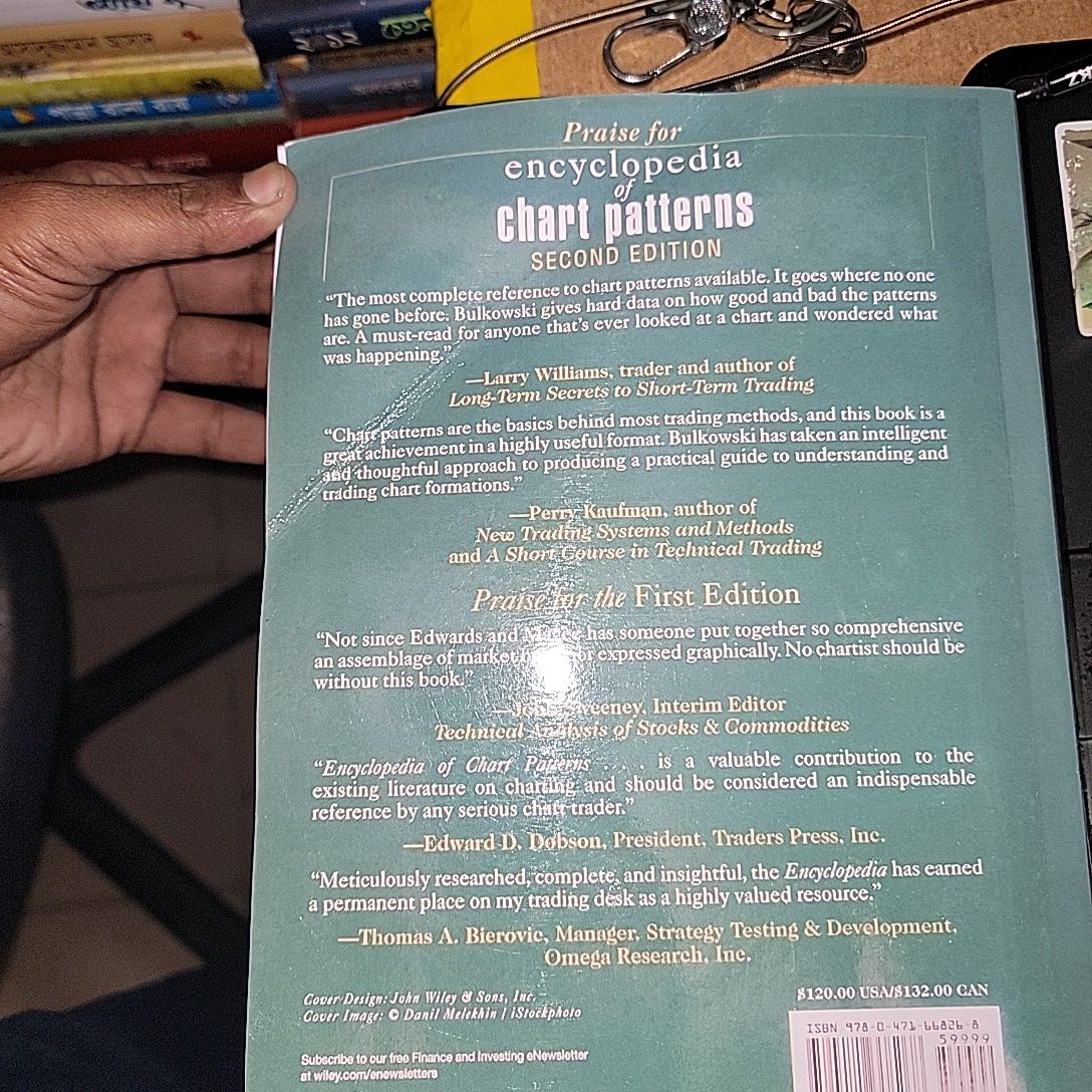 Encyclopedia of Chart Patterns By Thomas N. Bulkowski. 