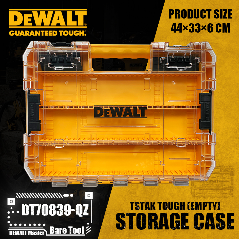 DEWALT N542474 DT70839 Large Tough Case Empty Screwdriver Bit Parts Storage Box Power Tool Accessories. 