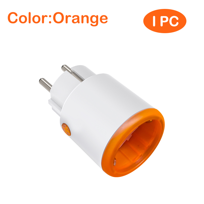 Tuya Zigbee 3.0 Smart Home Zigbee2mqtt 16A EU Outlet 3680W Power Monitor Timer Meter Compatiable With Alexa Google Assistant. 