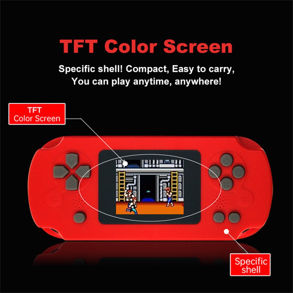 GAMINJA GC31 Retro Portable Mini Handheld Video Game Console TFT Color Screen Kids Game Player Built in 8Bit Games. 