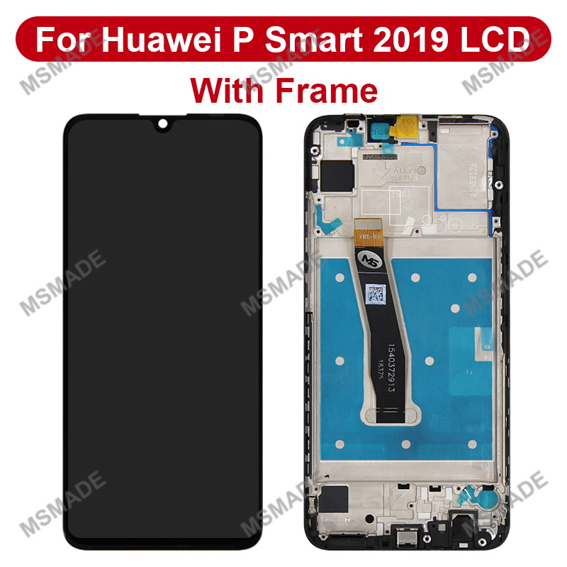 6.21" For Huawei P Smart 2019 LCD Display Touch Screen Digitizer Assembly For P Smart 2019 LCD POT-LX1 Replacement Part. 