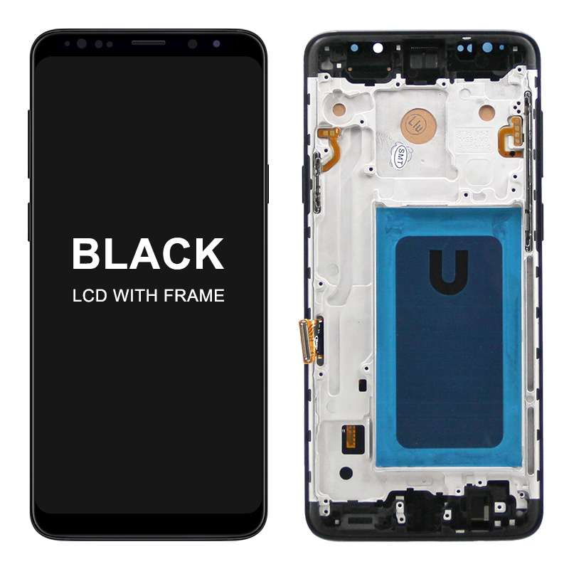 S9 Plus Display Screen Assembly for Samsung Galaxy S9+ G965F G965F/DS Lcd Display Digital Touch Screen with Frame Replacement. 