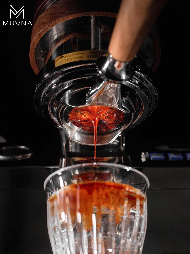 MUVNA Espresso Bottomless Portafilter 2 Ears 58MM Coffee Products Stainless Steel With E61, ECM, Rocket, Sanremo, Faema. 