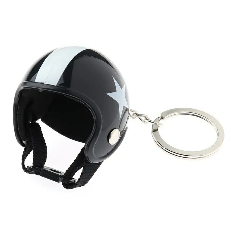 Helmet design key chain ring