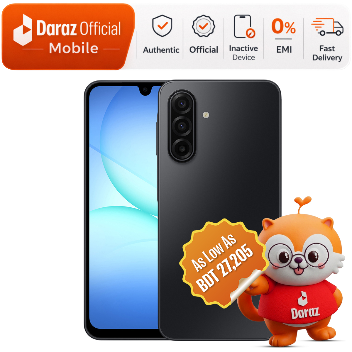 Samsung Galaxy A17 5G 6/128GB|6.6" FHD+ AMOLED
