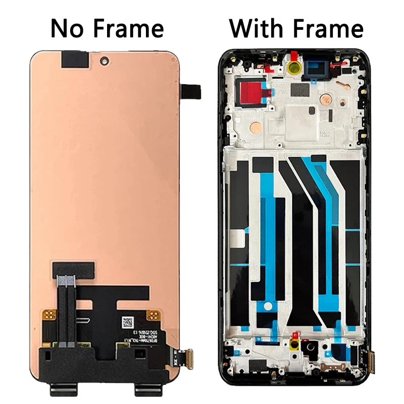 6.7" Original AMOLED For OnePlus 10T CPH2415 LCD Screen Display+Touch Panel Digitizer For OnePlus Ace Pro PGP110 LCD Frame. 