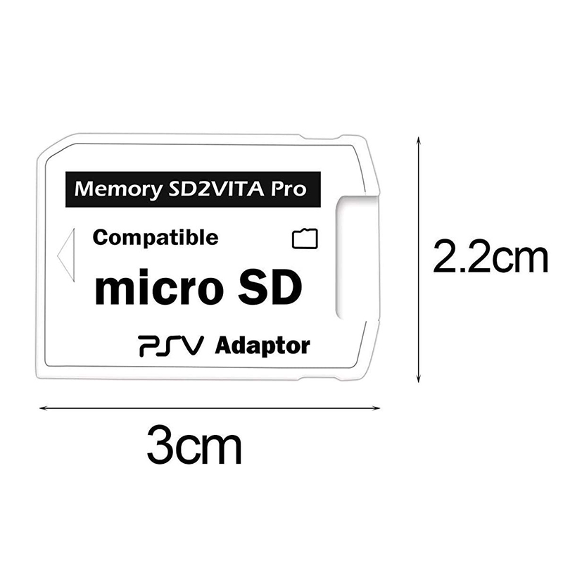DATA FROG Ps Vita Memory Card Adapter For PS Vita Game Adapter System 3.60 Micro SD Card Slot Adapter 3.60 System SD Card 2023. 