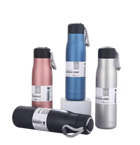 Stainless Steel Vacuum Water Bottle, Double Wall Leak Proof Sports ...