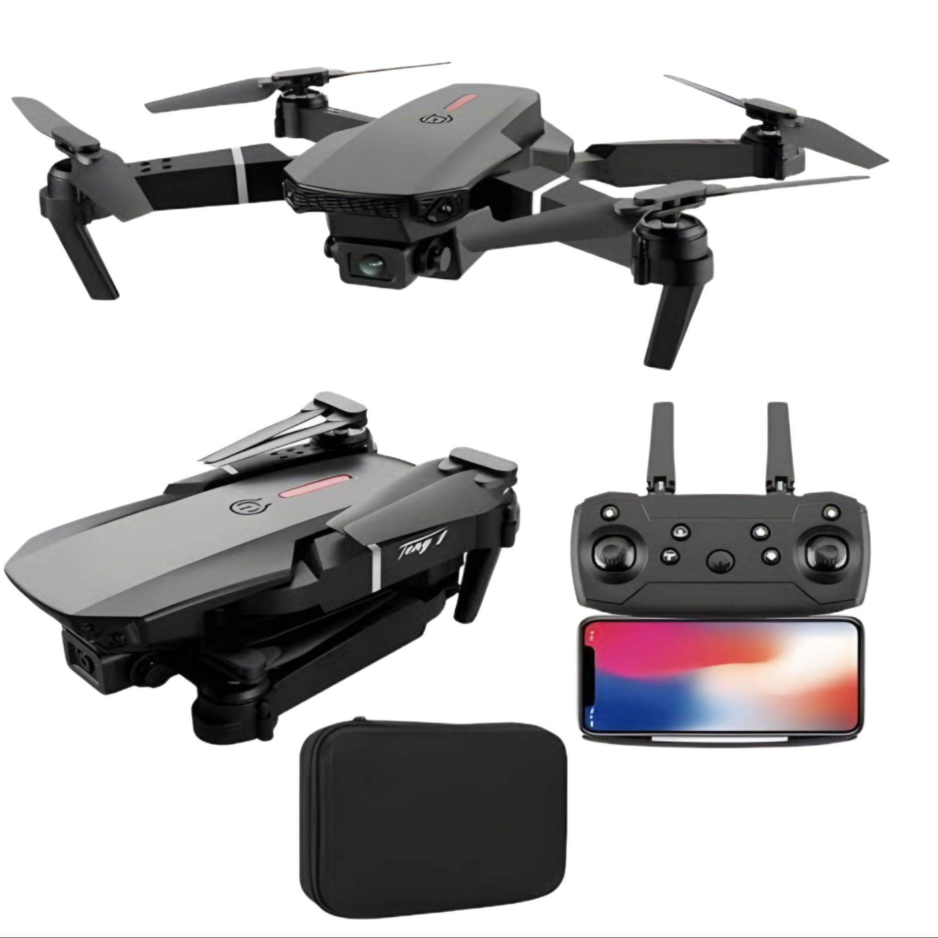 Drone E88 pro Dual camera Drone 4k video drone dual battery e88 pro. 