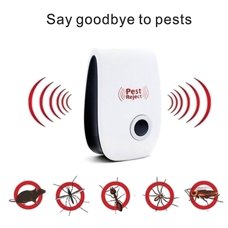 Pest Repeller Electronic Ultrasonic Pest Reject Mouse Rat Cockroach Pest Control Device Household Mosquito Killer EU US Plug. 