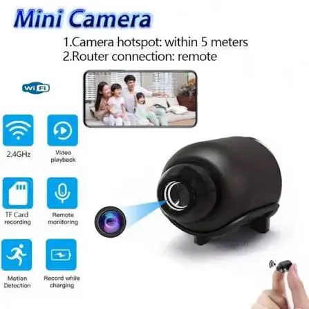 New X5 Mini Camera 1080P Night Vision Lightweight Portable Premium Cams Motion Detection Camera