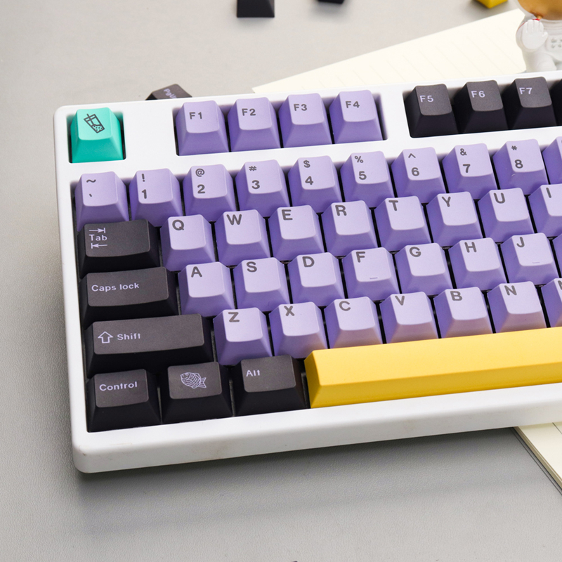 GMK Taro Cherry Profile Personalized Keycaps PBT Material 23/130 Keys DYE-SUB For Cherry MX Switch Mechanical Keyboard. 