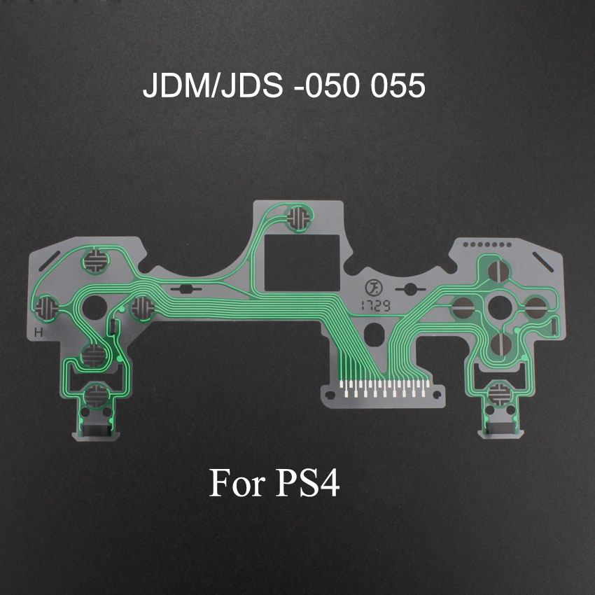 YuXi JDM JDS 001 010 011 030 040 055 for DS4 Conductive Film Keypad for PS4 Pro Slim Controller PCB Circuit Ribbon. 