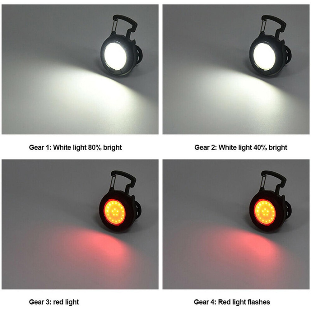 Portable COB Keychain Flashlight LED Mini Work Lights Floodlight Type C Rechargeable Bottle Opener Outdoor Camping Light. 