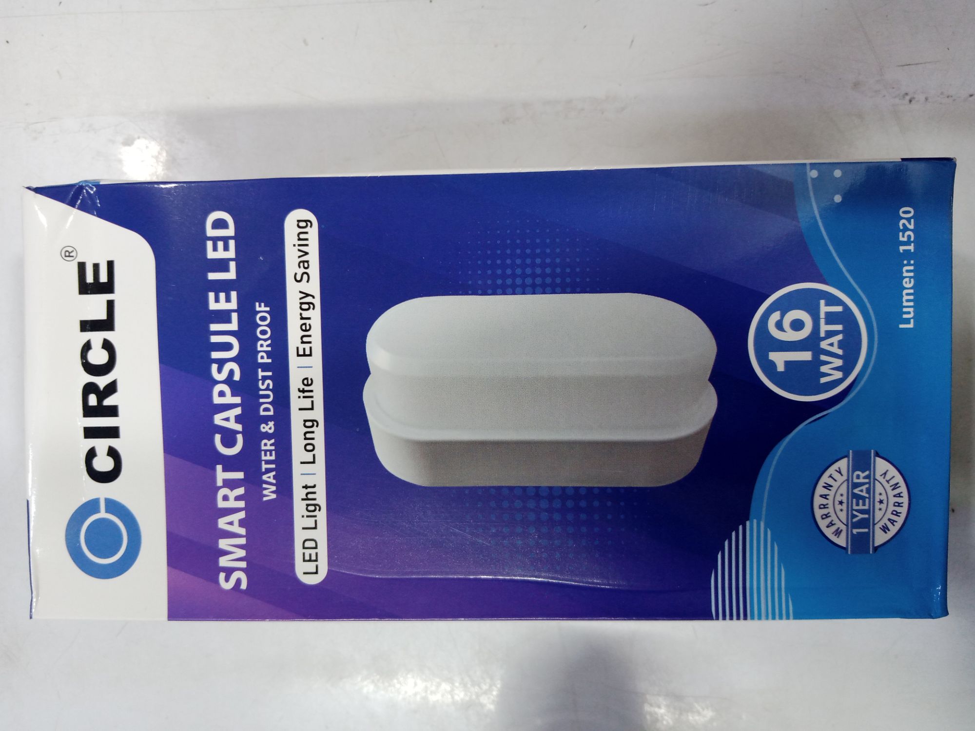 16W Smart Capsule LED Light Water and Dust proof