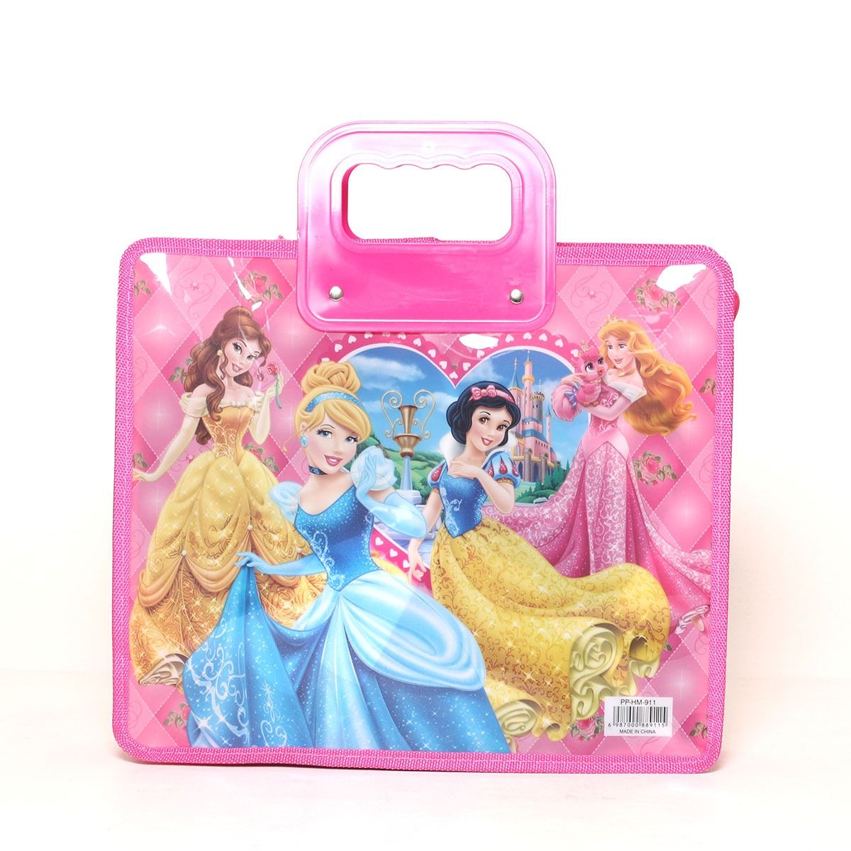 Barbie Cartoon Handle Documents Carrier Exam File Bag. 