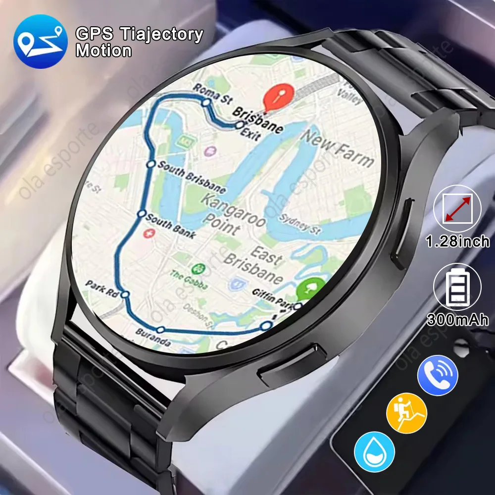 Smart Watch 1.77inch HD AMOLED Screen Bluetooth Call Health Monitor Smartwatch Men Women Fitness Sports Watches For Android IOS