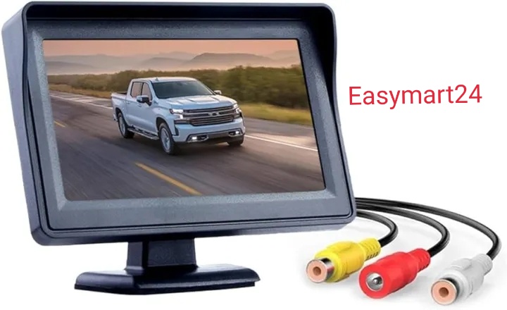Backup Camera Monitor, Foldable 4.3 Inch LCD TFT Screen for Rear View Camera