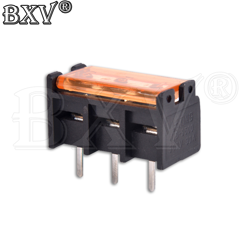 2Pcs HB9500-2p 3p 4p 5p 6p 7p 8p 9p 10pin Pcb Screw Terminal Block Connector Hb-9500 300v 30a Lid Barrier Terminal 9.5mm Pitch. 