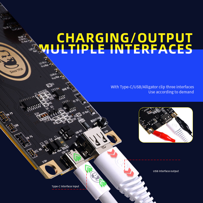 MECHANIC BA27 Battery Activation Board  for Phone 5G-13ProMax Android with LED Digital Display  Circuit Board Charging Tester. 