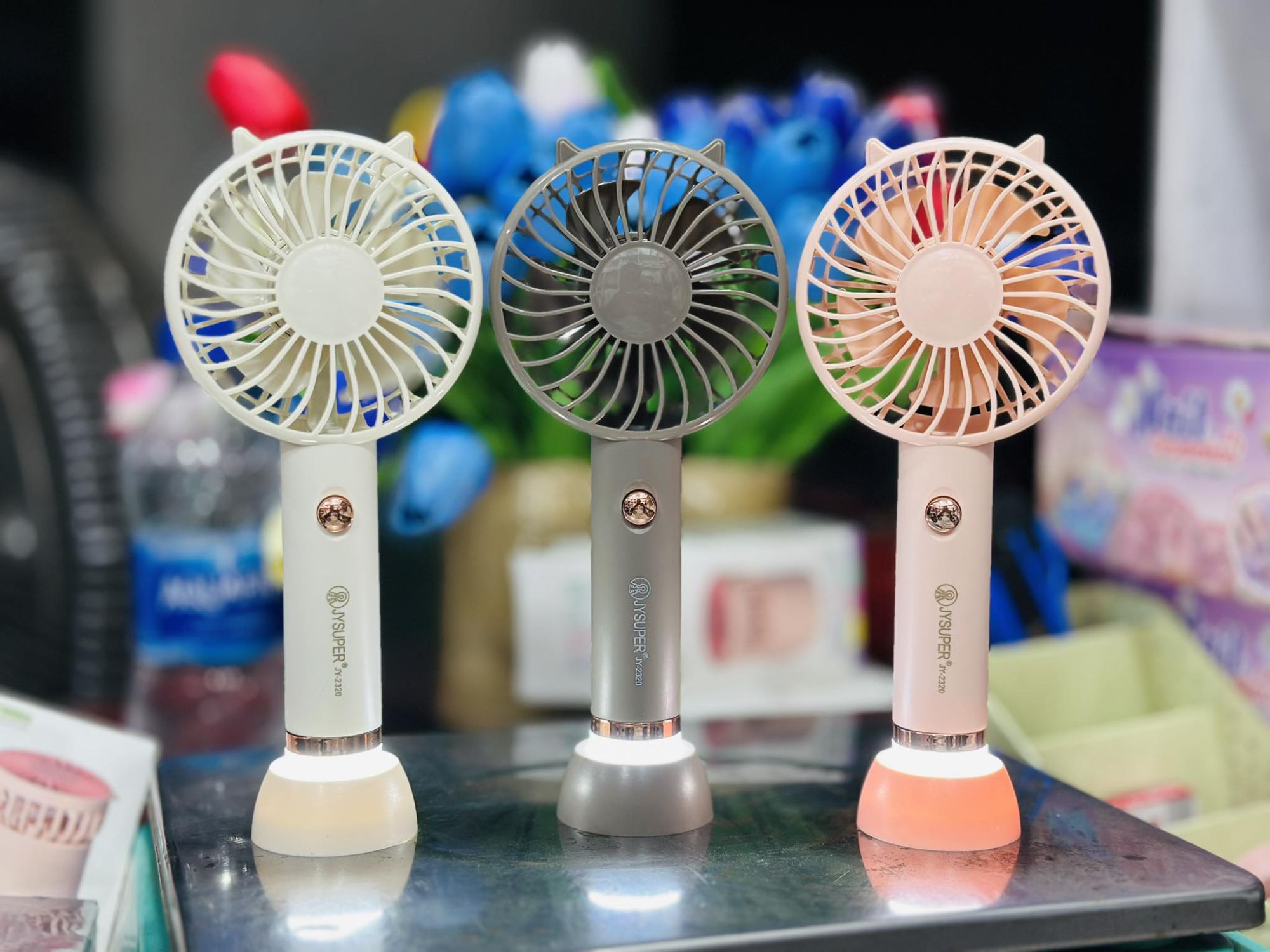 New Multifunctional Mini fan with led JY SUPER 2320 | Daraz.com.bd