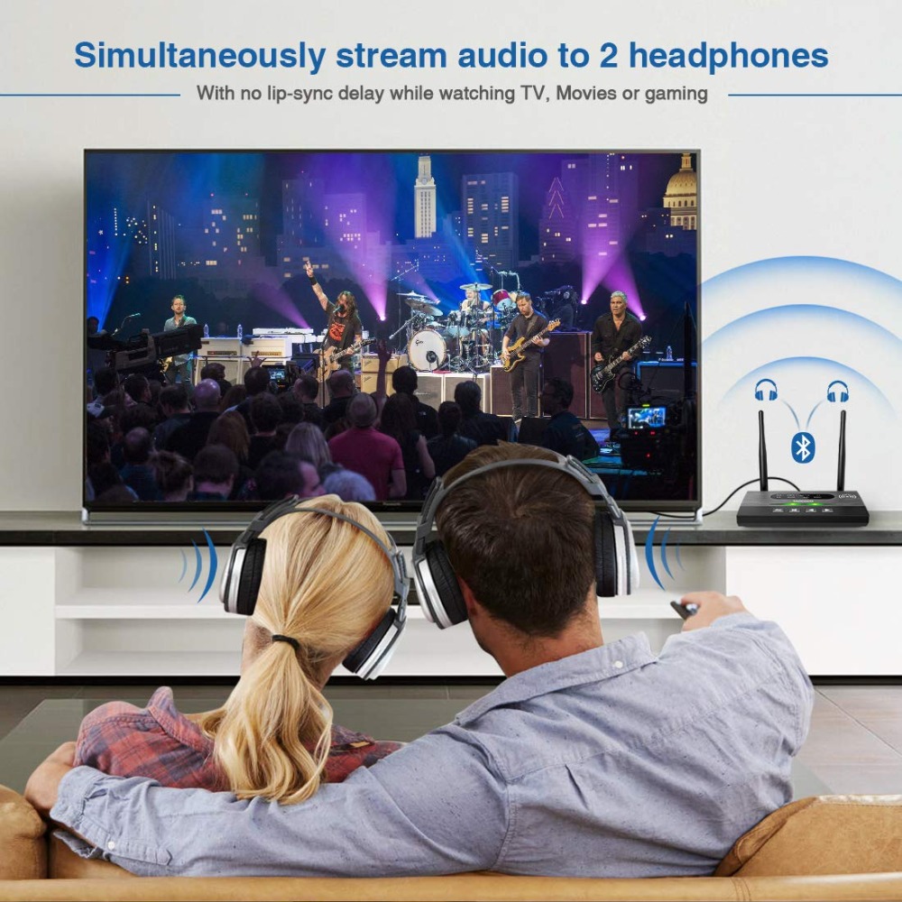 80M CSR8675 Aptx Low Latency HD Bluetooth 5.0 Audio Transmitter Receiver SPDIF 3.5mm 3.5 AUX RCA Wireless Adapter for Car TV PC. 