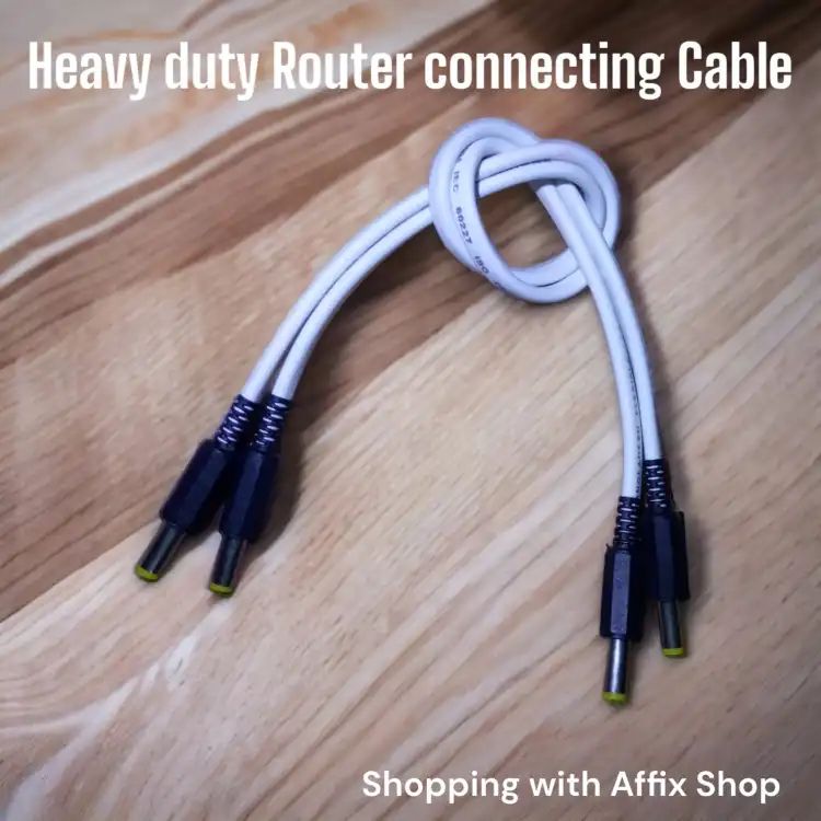 DC power connecting cable for mini ups/Router power connection cable। ২। pic