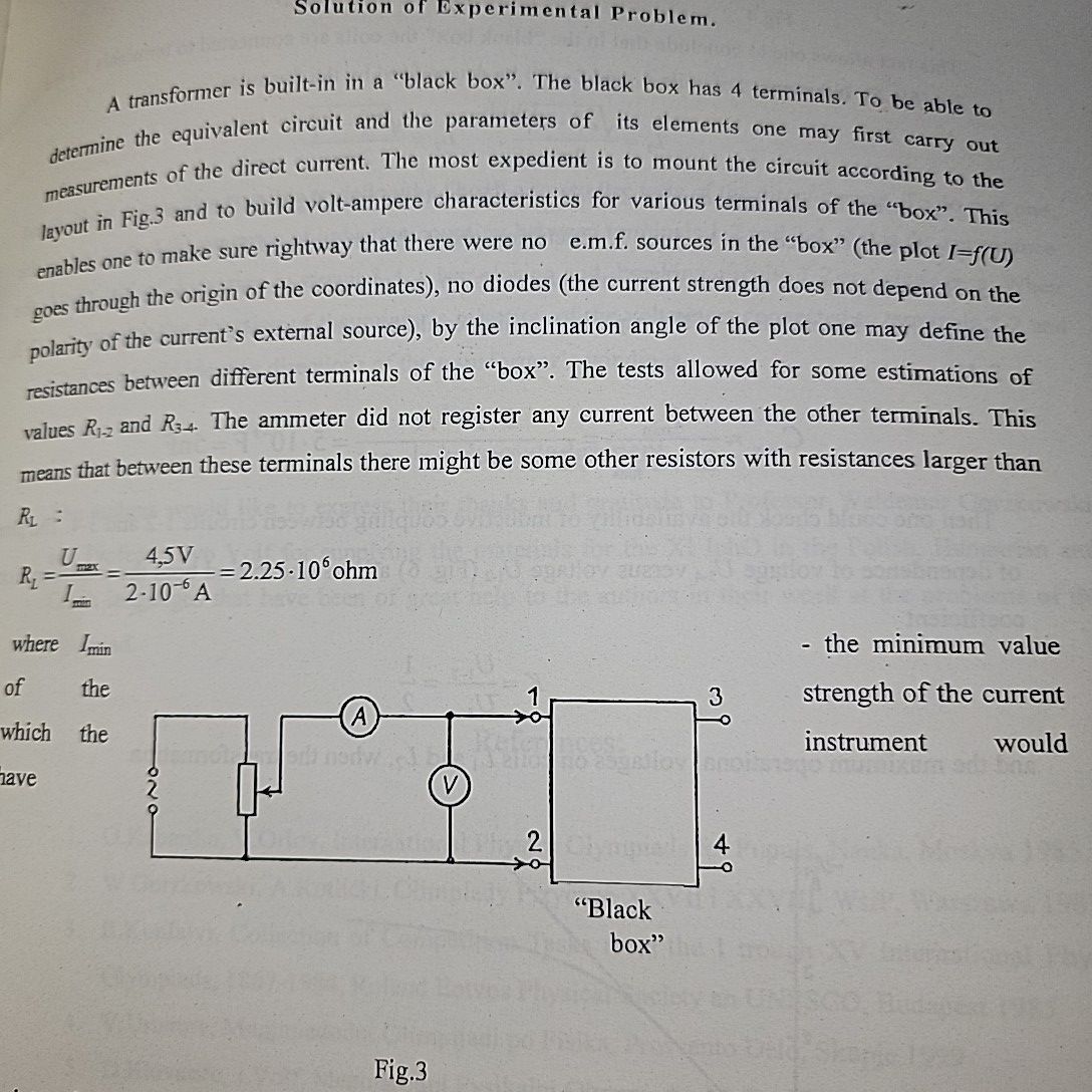 International Physics Olympiad; Problems And Solutions By Scroungehound. 