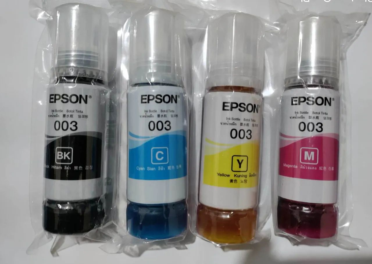 Epson 003 ink (4 colour) For L3110 L3210 L3150 L3250 L3118 L3119 printer (copy) ink. 