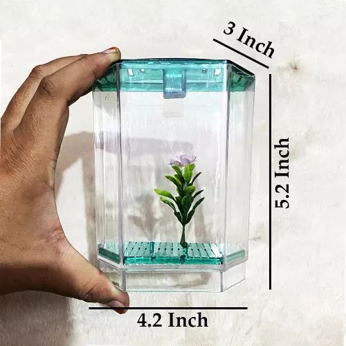 Betta House (Single House With Light) For Fish. 