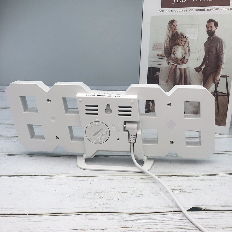 3D Digital Wall Clock LED Table Clock Time. 