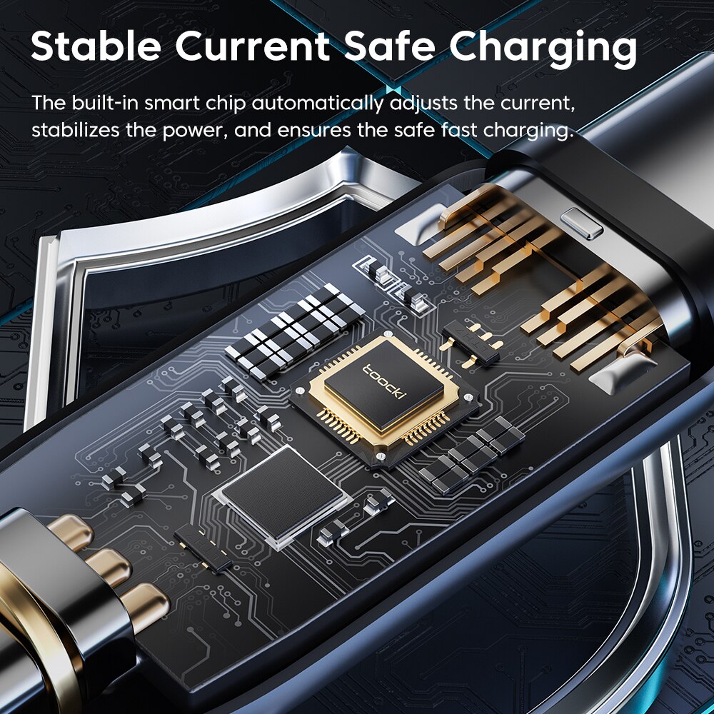 Toocki 3pack 100W USB Type C Fast Charging Charger USB C Cable for Xiaomi 12 11 Huawei OPPO Oneplus Relme Poco Type C Data Cord. 