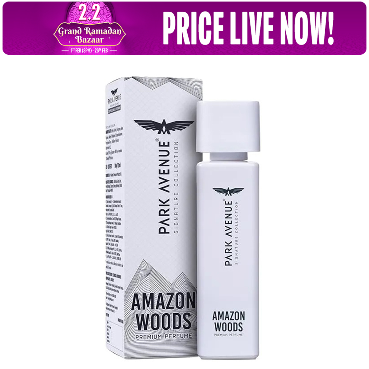 Park Avenue Voyage Amazon Woods Perfume for Men – 120ml