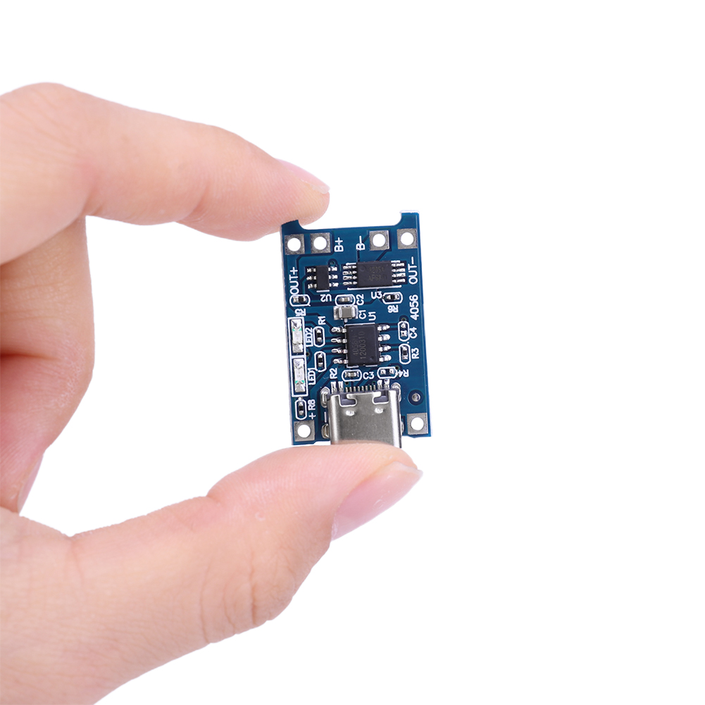 TP4056 Lithium Battery Charger Module Type C Battery Charging Module Micro USB 4.5V-5V for Lithium Batteries. 