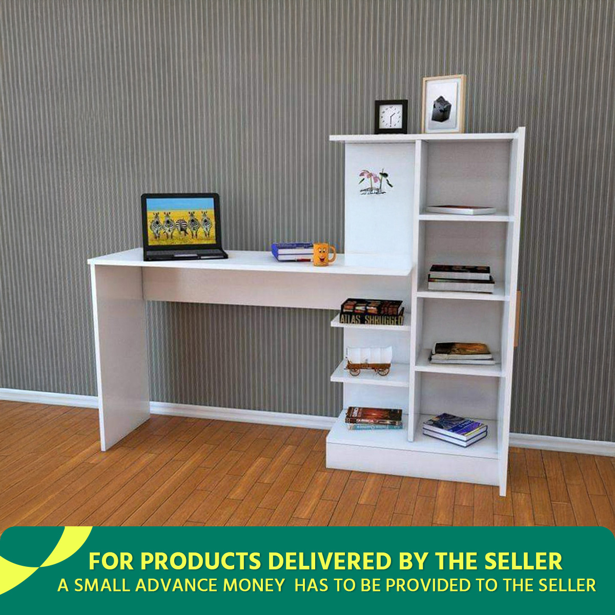 Andormahal Reading Table/Computer table Melamine Laminated Board